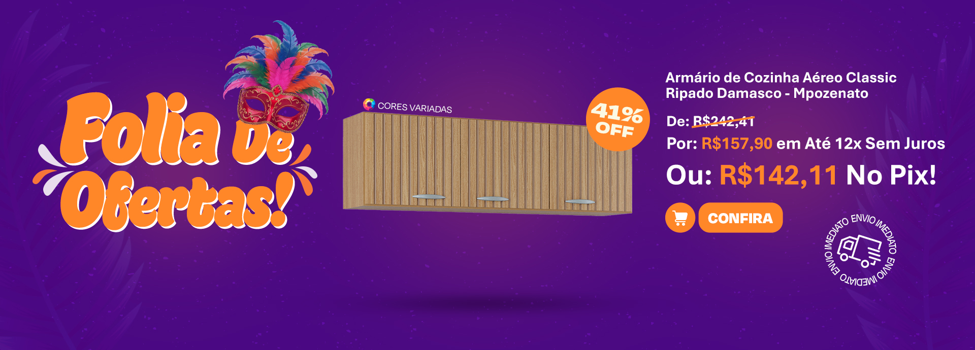 Folia de Ofertas: Armário de Cozinha Aéreo Classic