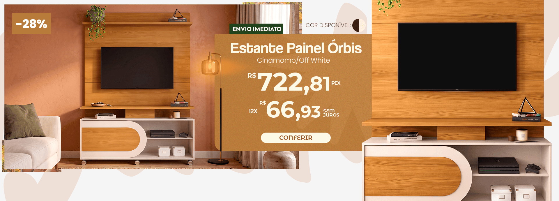 Mês do Cliente - Estante Painel Órbis