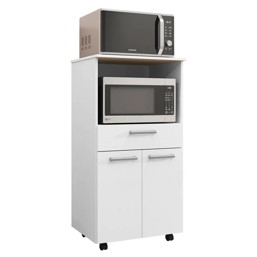 Balcão de Cozinha Duplo para Microondas 2 Portas Duo Z06 Supremo - Mpozenato