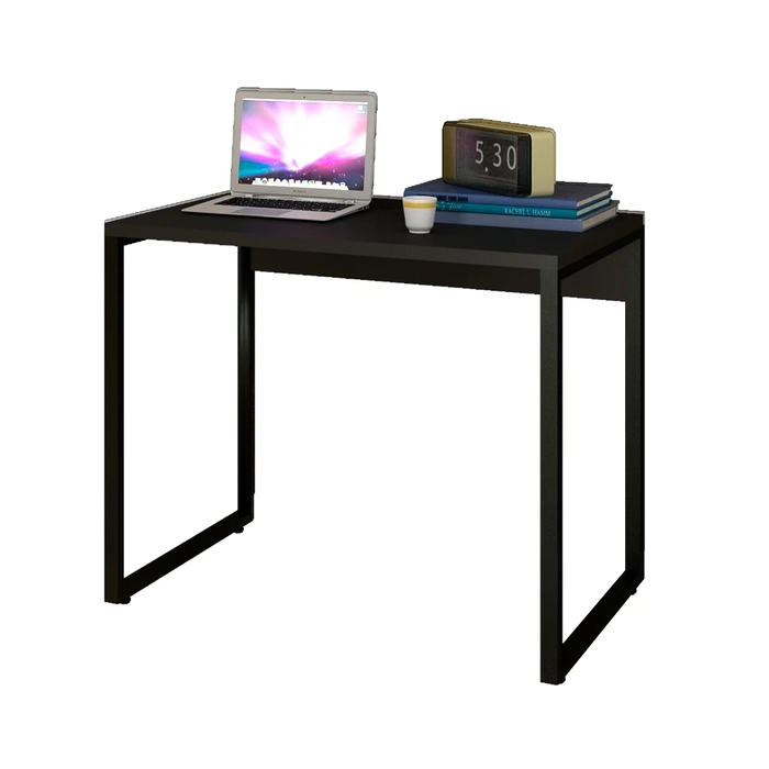 Escrivaninha Mesa de Escritório Studio Industrial 90 Z28 Preto - Mpozenato