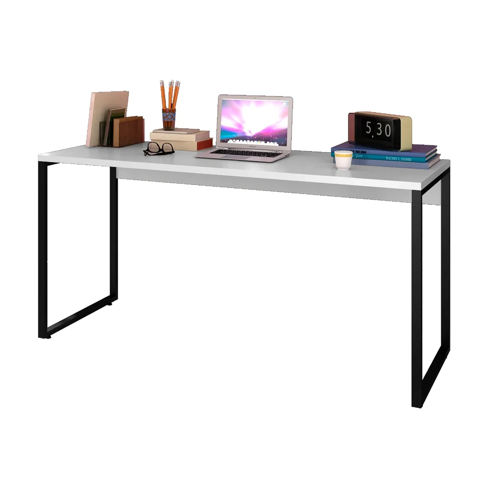 Escrivaninha Mesa de Escritório Studio Industrial 150 Z28 Branco - Mpozenato