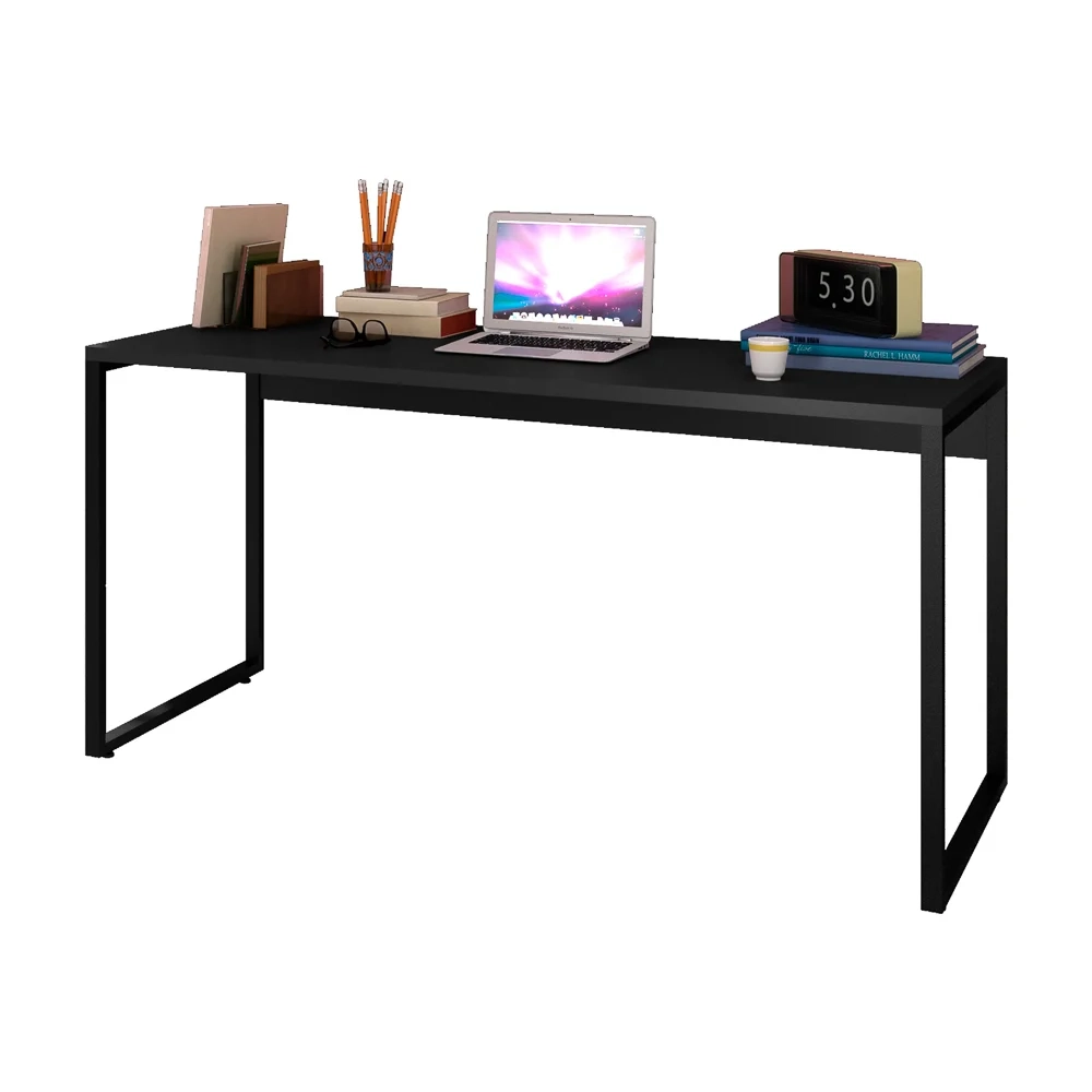 Escrivaninha Mesa de Escritório Studio Industrial 150 Z28 Preto - Mpozenato