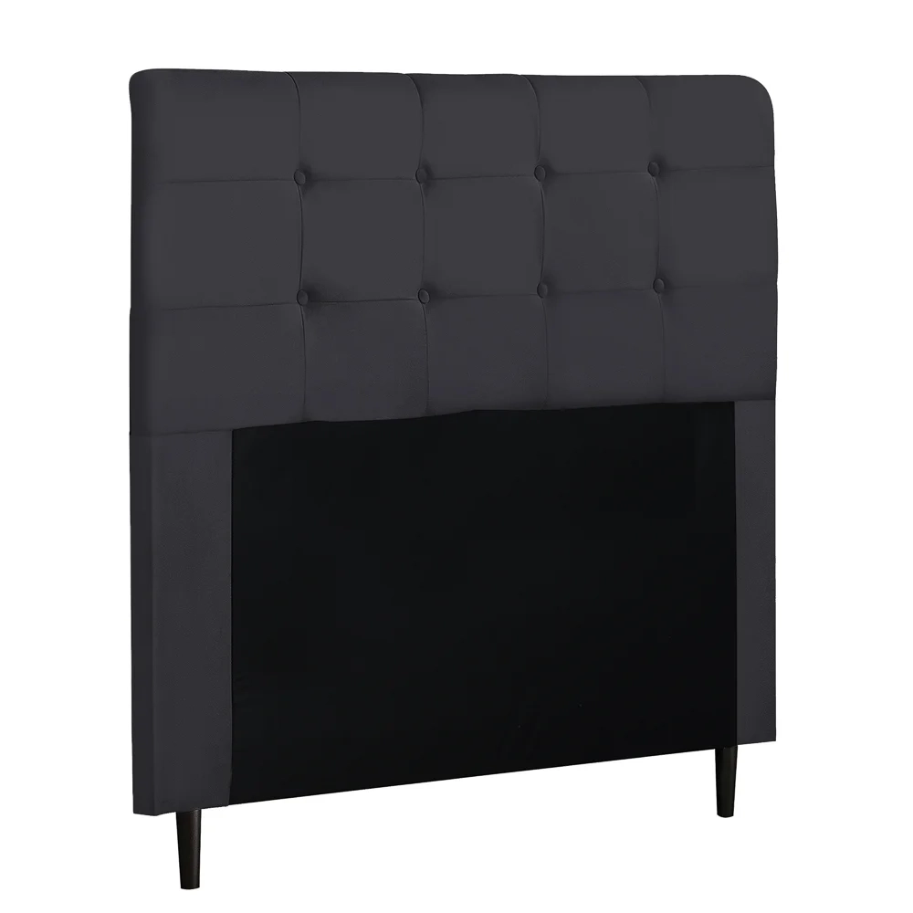 Cabeceira Cama Box Casal Queen 160cm Luna I02 Suede Cinza - Mpozenato
