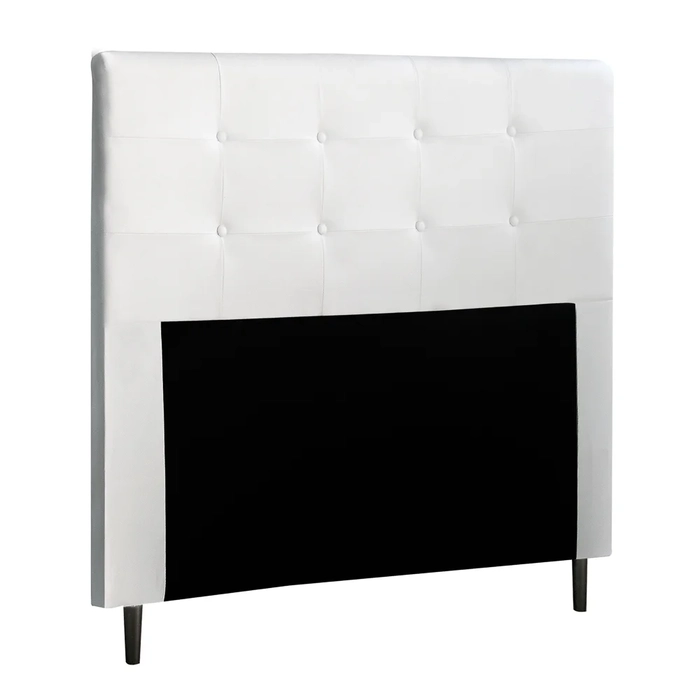 Cabeceira Cama Box Casal 140cm Luna Sintético Branco Z51 - Mpozenato