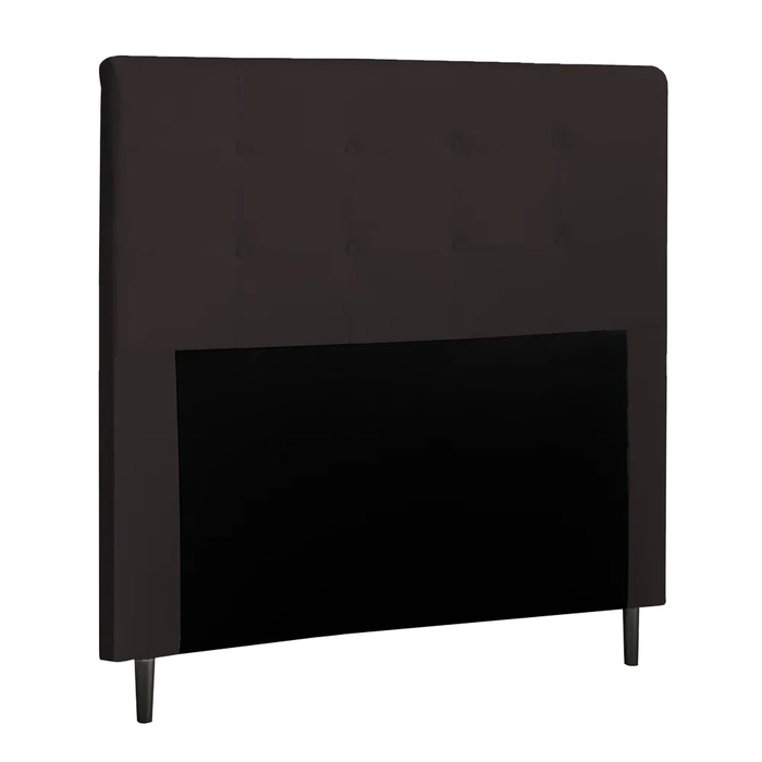 Cabeceira Cama Box Casal 140cm Luna Sintético Marrom Z51 - Mpozenato