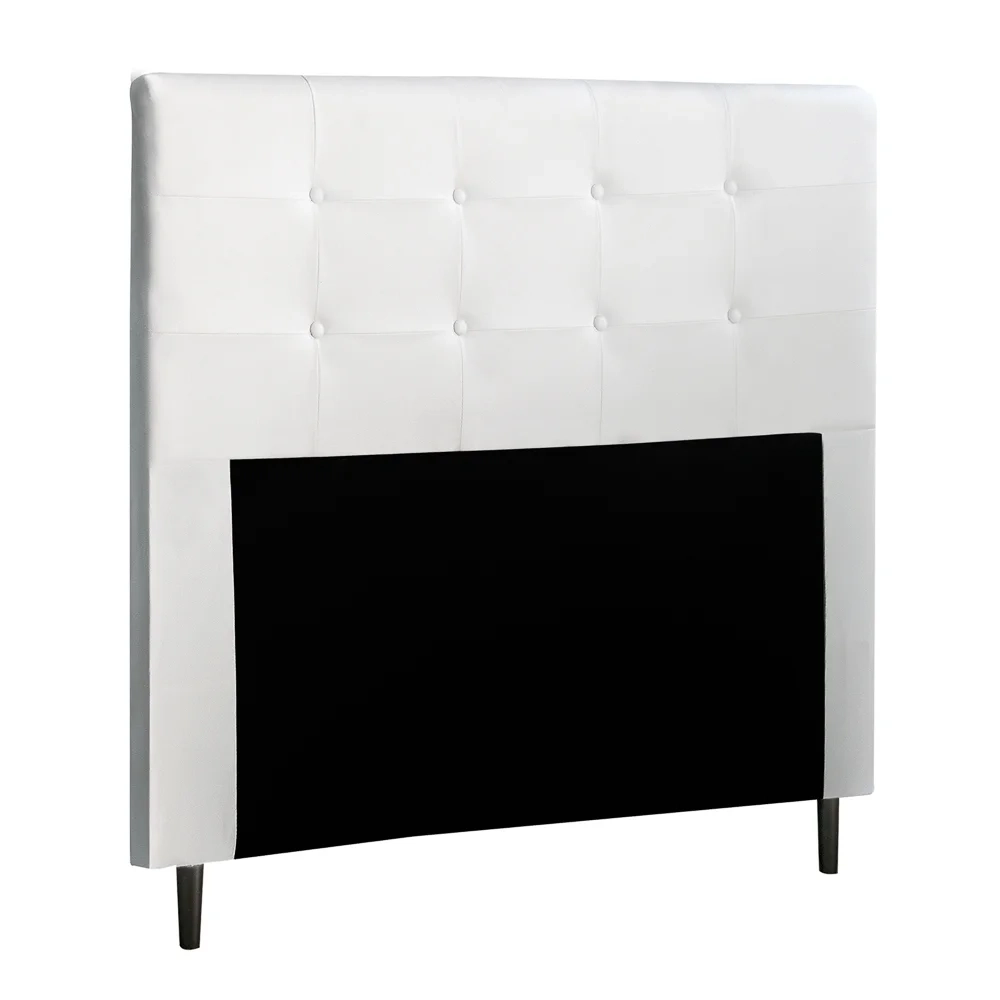 Cabeceira Cama Box Casal King 193cm Luna Sintético Branco Z51 - Mpozenato