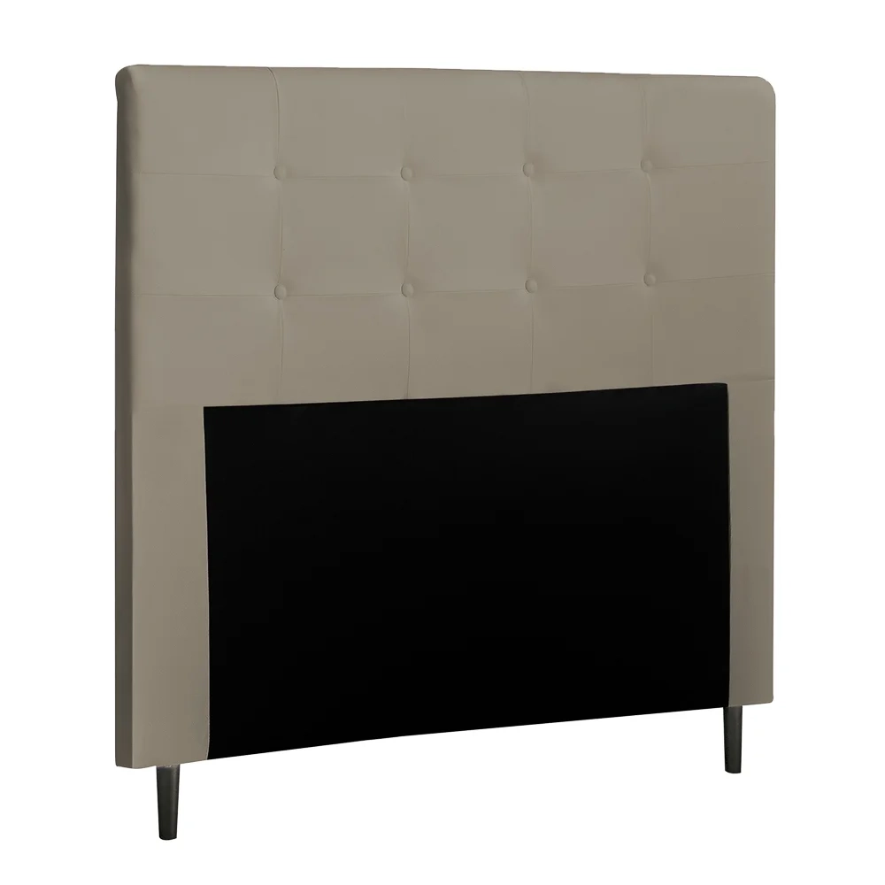 Cabeceira Cama Box Casal King 193cm Luna Sintético Bege Z51 - Mpozenato