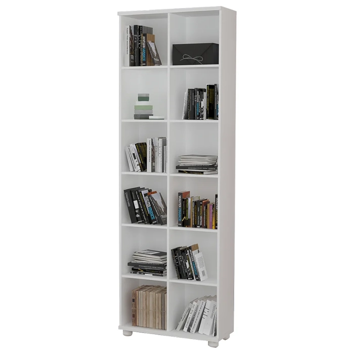 Estante Livreiro 12 Nichos Legend F04 Branco - Mpozenato