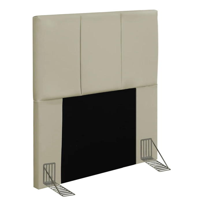 Cabeceira Cama Box Solteiro 90cm Pérola W01 Corano Bege - Mpozenato