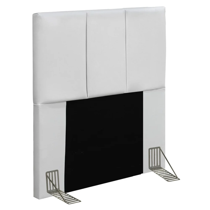 Cabeceira Cama Box Solteiro 90cm Pérola W01 Corano Branco - Mpozenato