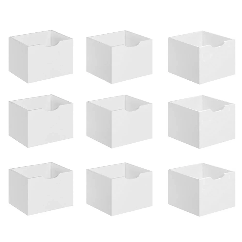 Kit 9 Gavetas para Nicho Organizador Q01 Branco - Mpozenato