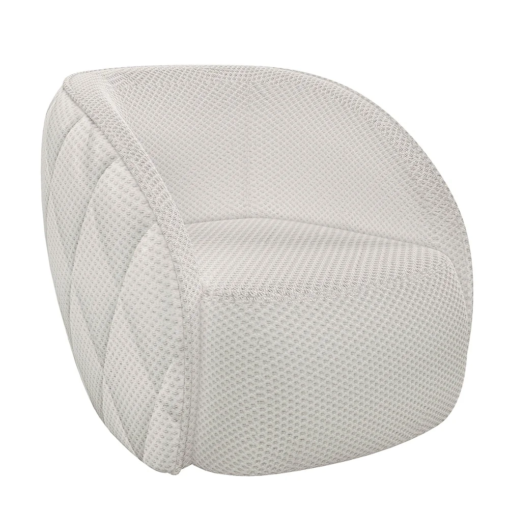 Poltrona Decorativa para Sala 90cm Tressê Zion Z32 Linho Cru - Mpozenato