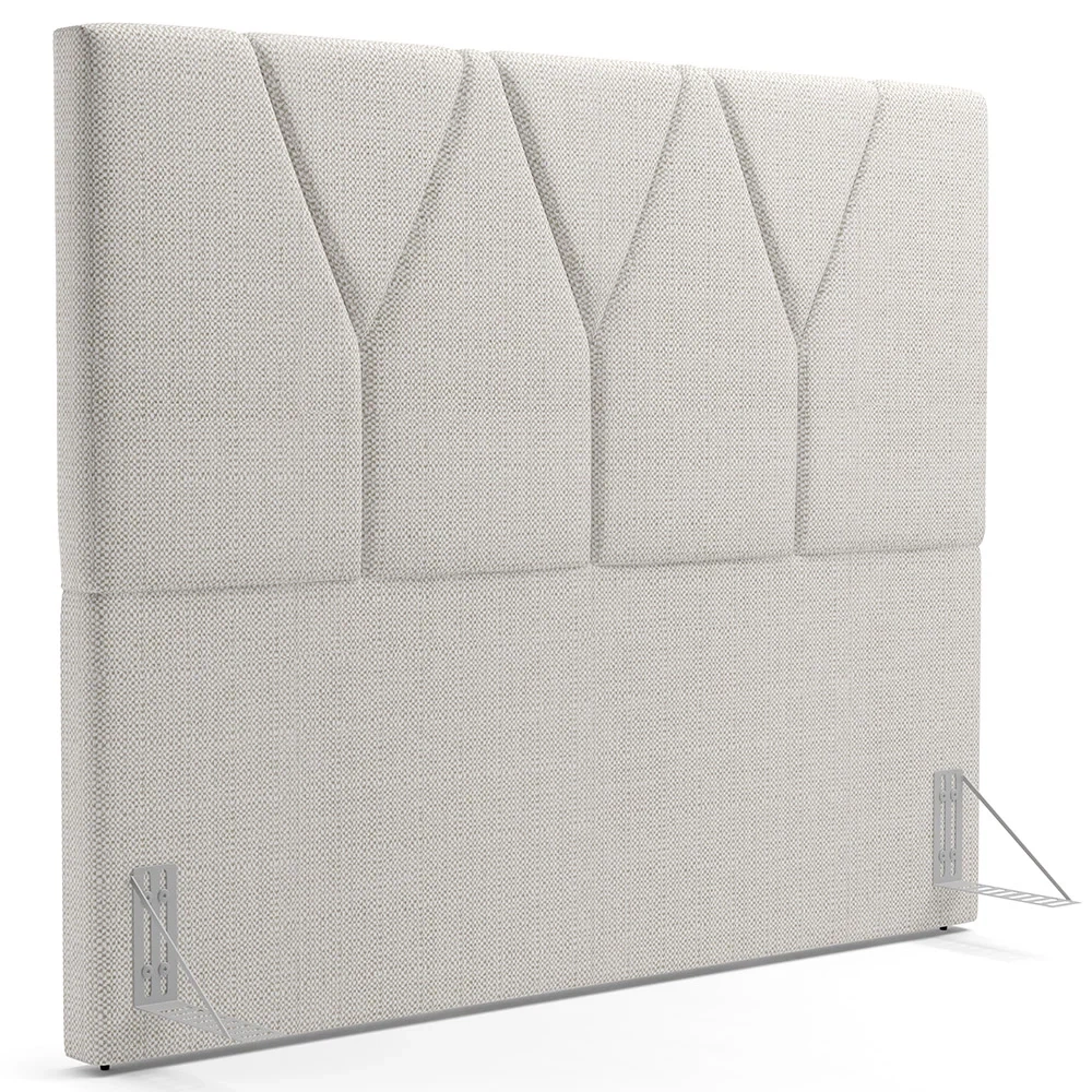 Cabeceira Cama Box Casal 140cm Aura Linho W01 Champanhe - Mpozenato