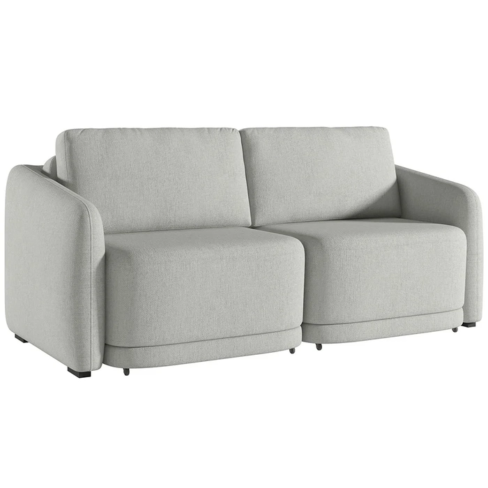 Sofá Cama Casal para Sala 176cm Polska Z08 Linho Cinza - Mpozenato