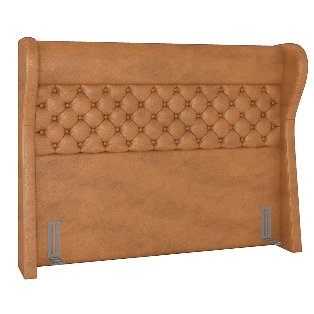 Cabeceira Cama Box Casal 140cm Trinidad Z37 Sintético Caramelo - Mpozenato