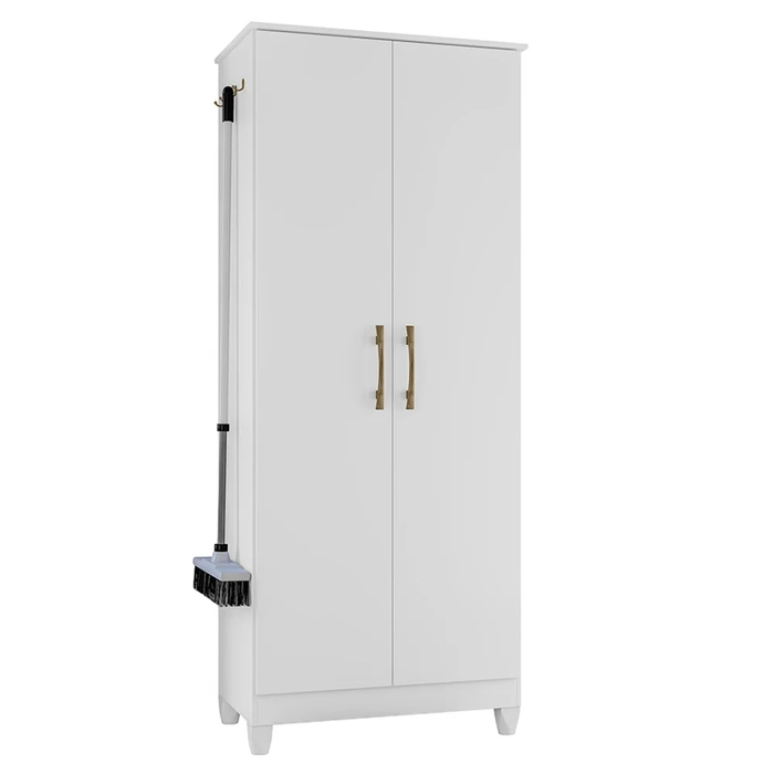 Armário Multiuso Lavanderia 2 Portas Mali Z17 Branco - Mpozenato
