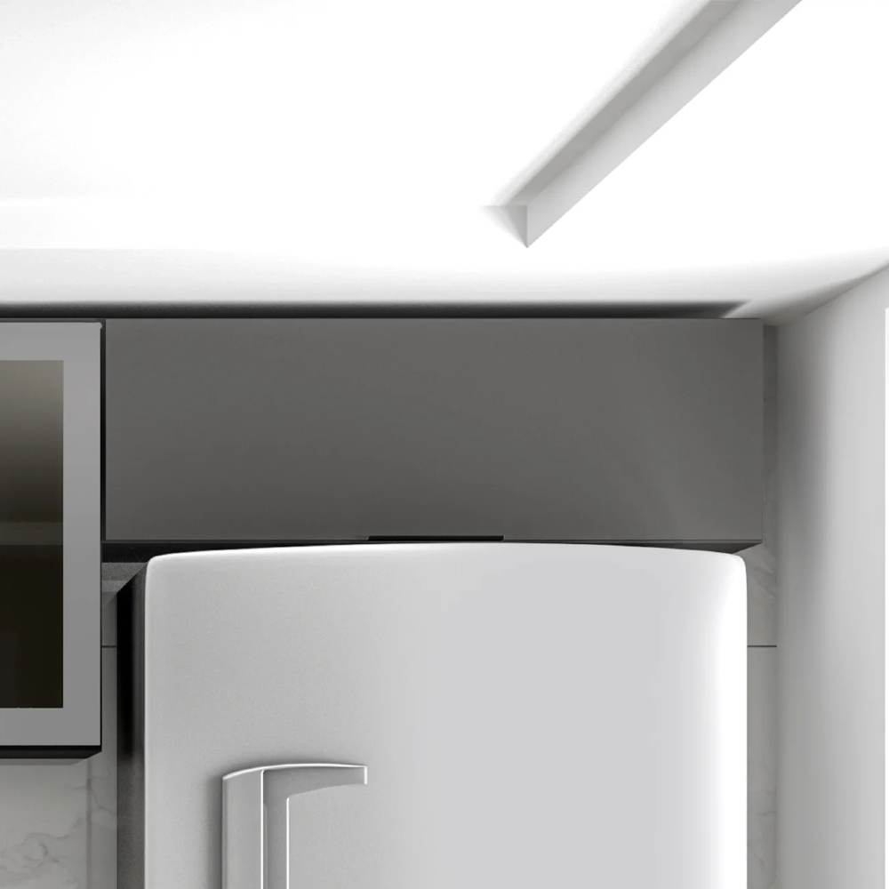 Armário de Cozinha Aéreo 80cm Grace Grafite Z44             - Mpozenato