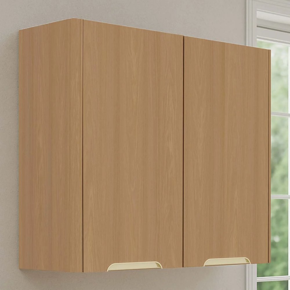 Armário de Cozinha Aéreo 80cm Com 2 Portas Marina Freijó L01 - Mpozenato