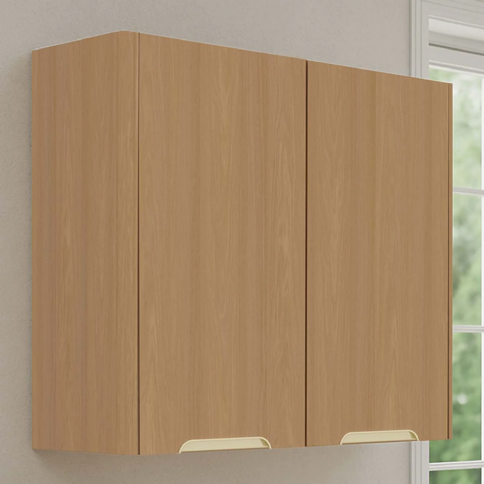 Armário de Cozinha Aéreo 80cm Com 2 Portas Marina Freijó L01 - Mpozenato