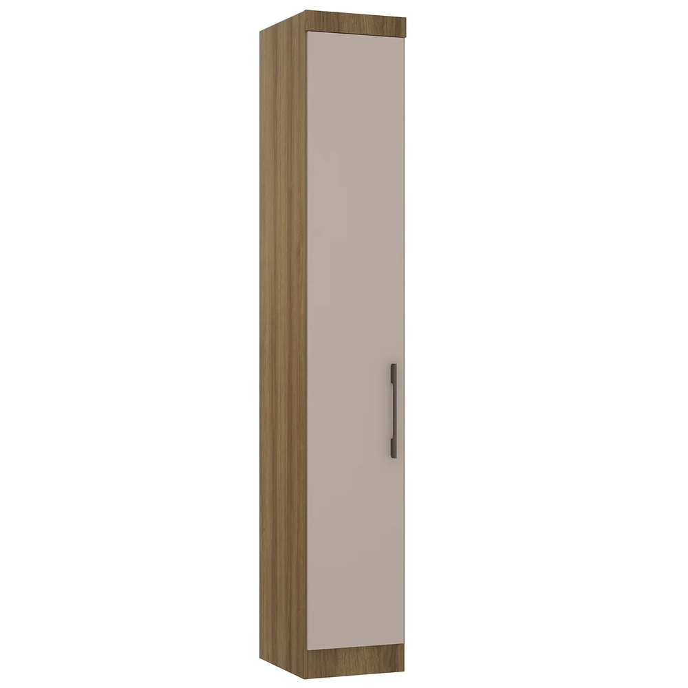 Guarda Roupa Modulado 38cm com 1 Porta Delphi Avelã/Cinnamon L01  - Mpozenato