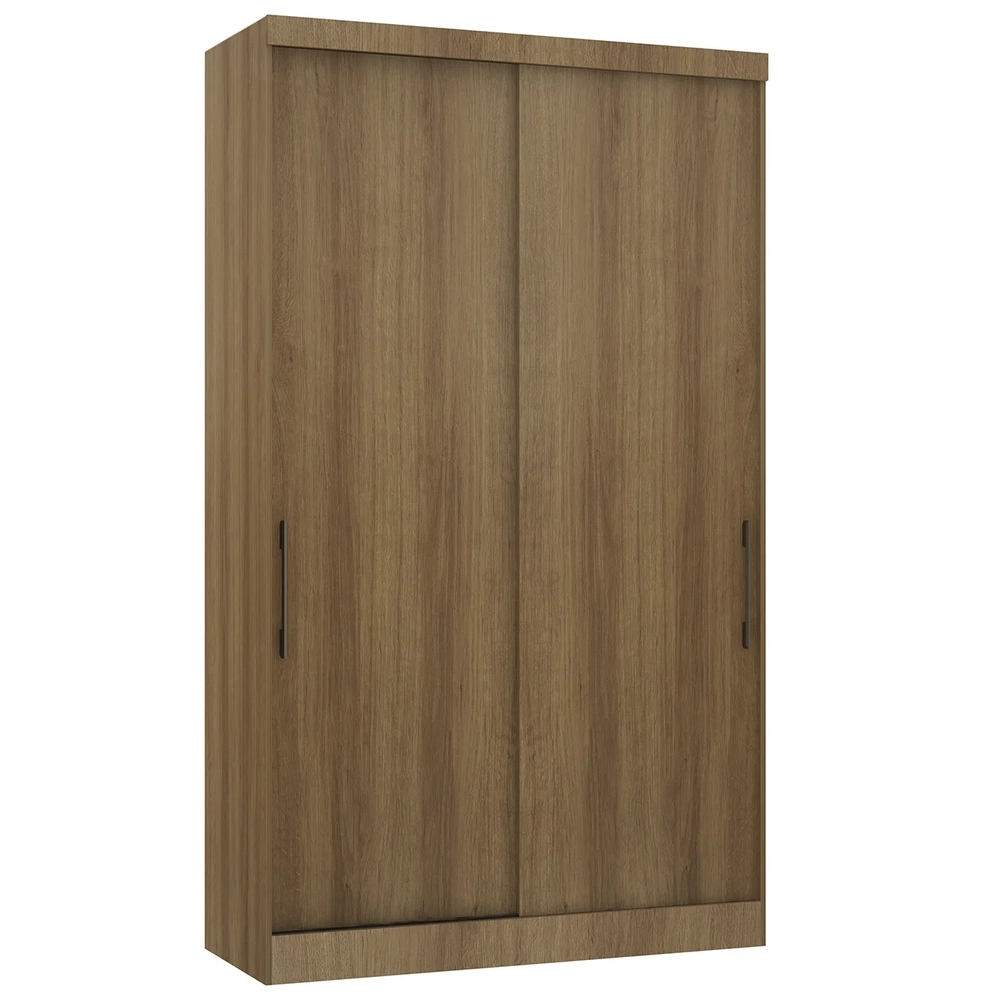 Guarda Roupa Solteiro 135cm 2 Portas 3 Gavetas Delphi Avelã L01 - Mpozenato