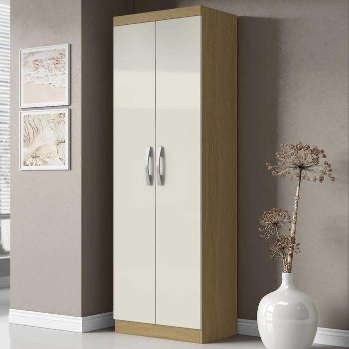 Armário Multiuso Lavanderia 52cm Aspasia Atacama/Off White A15 - Mpozenato