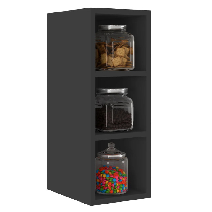 Nicho Aéreo Adega Vertical 20cm Pérola Z34 Preto            - Mpozenato