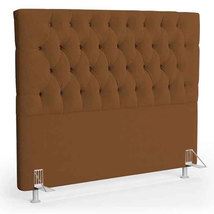 Cabeceira Casal King Cama Box 195cm Cristal C16 Boucle Telha - Mpozenato