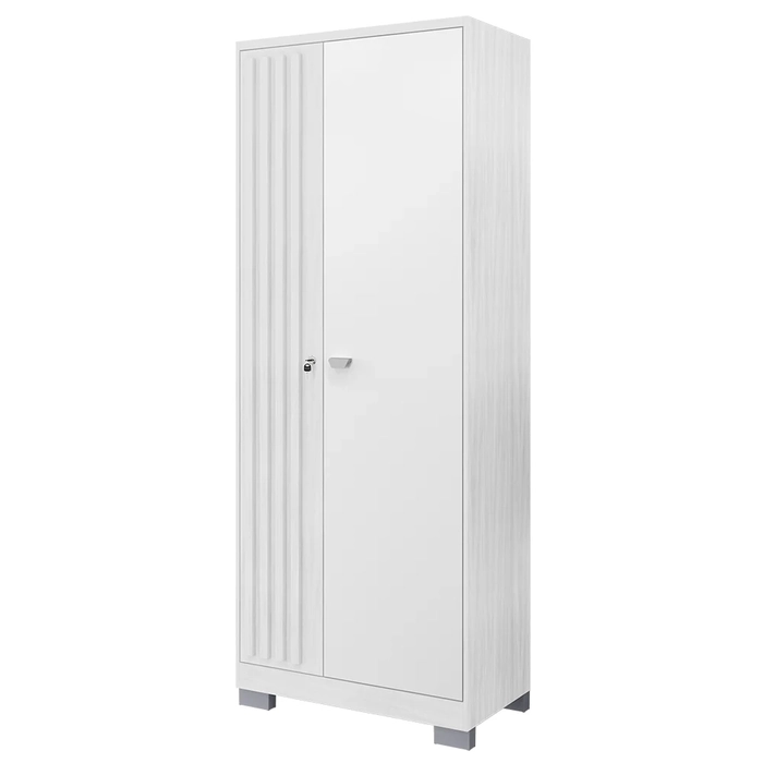 Armário Multiuso Organizador Lavanderia Versus Carvalho Branco/Branco - Incorplac