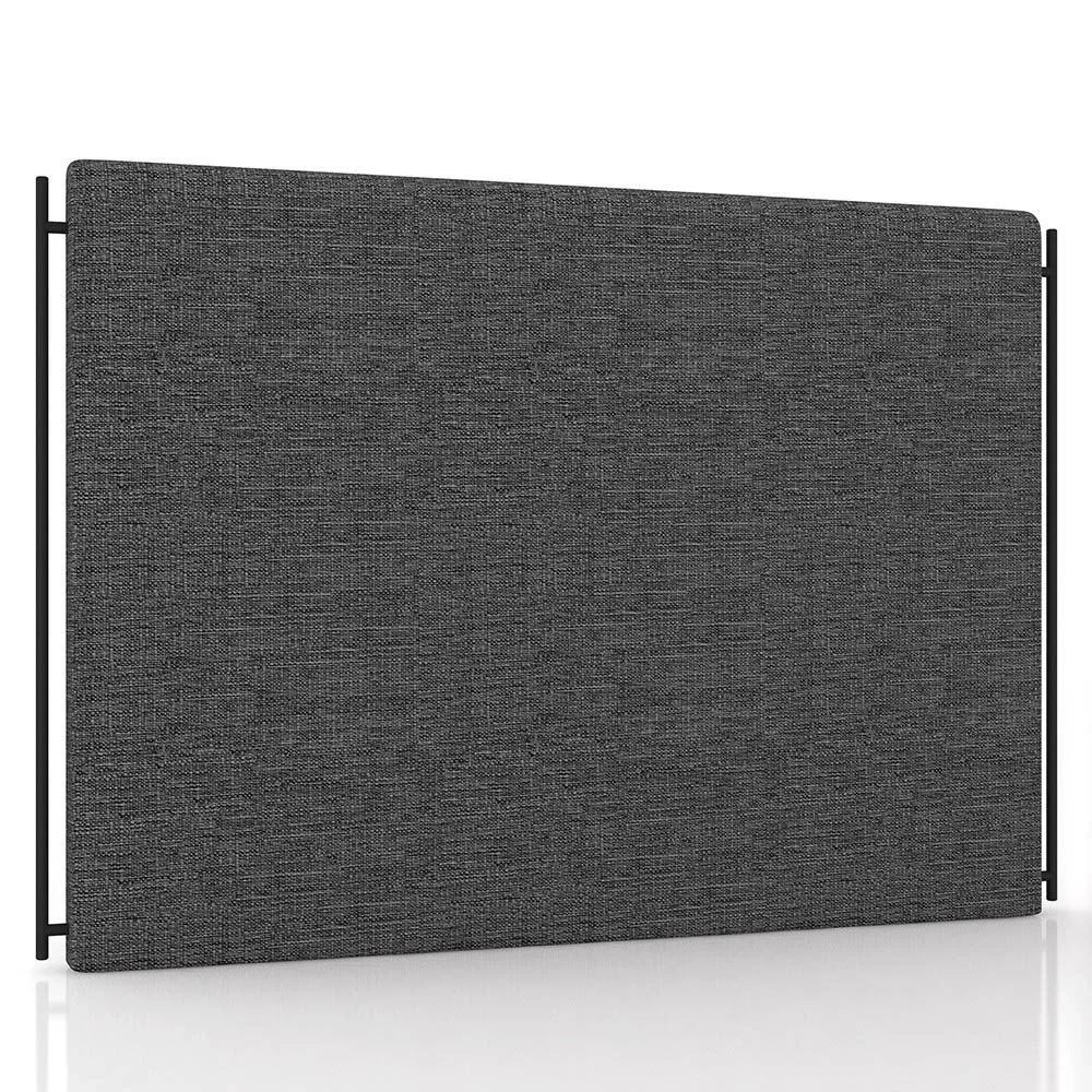 Cabeceira Cama Box Casal Queen 160cm Oscar Z37 Linho Cinza Escuro - Mpozenato