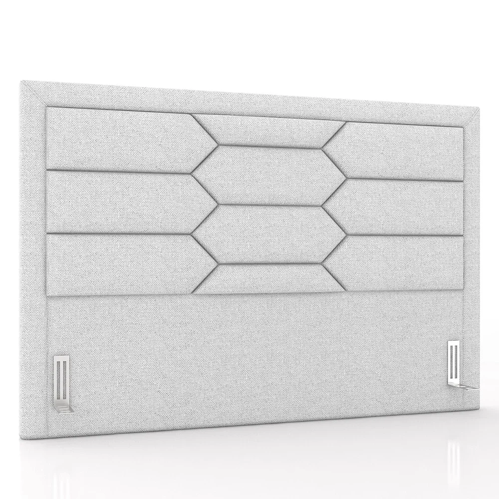 Cabeceira Cama Box Casal 140cm Texas Z37 Linho Cinza Claro - Mpozenato