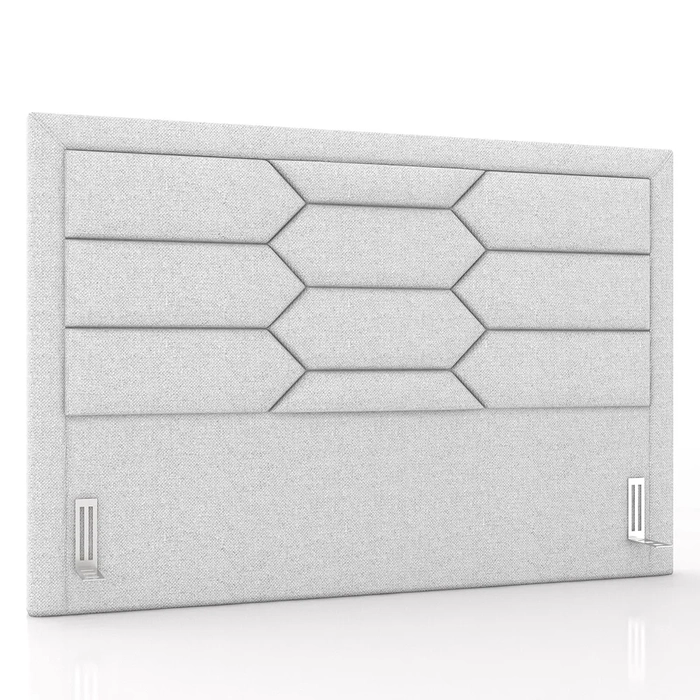 Cabeceira Cama Box Casal King 195cm Texas Z37 Linho Cinza Claro - Mpozenato