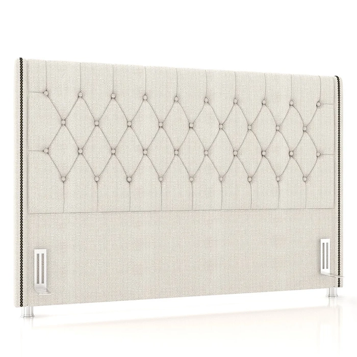 Cabeceira Cama Box Casal Queen 160cm Florenza Z37 Linho Creme - Mpozenato