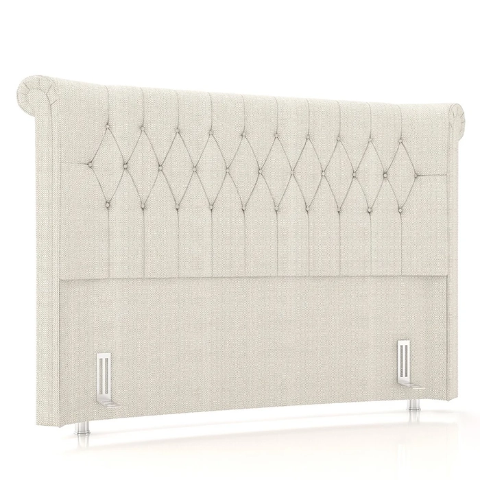 Cabeceira Cama Box Casal Queen 160cm Dust Z37 Linho Creme - Mpozenato