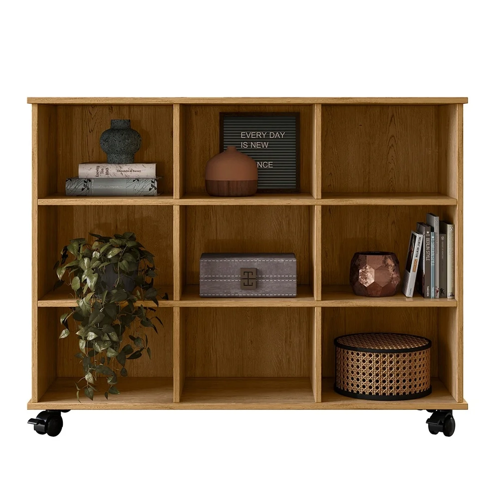 Nicho Organizador com Rodízios Freijó - Qmovi