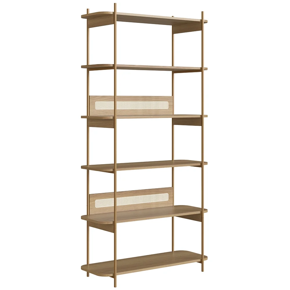 Estante Industrial Pés de Metal Arlo A10 Hanover/Dourado - Mpozenato