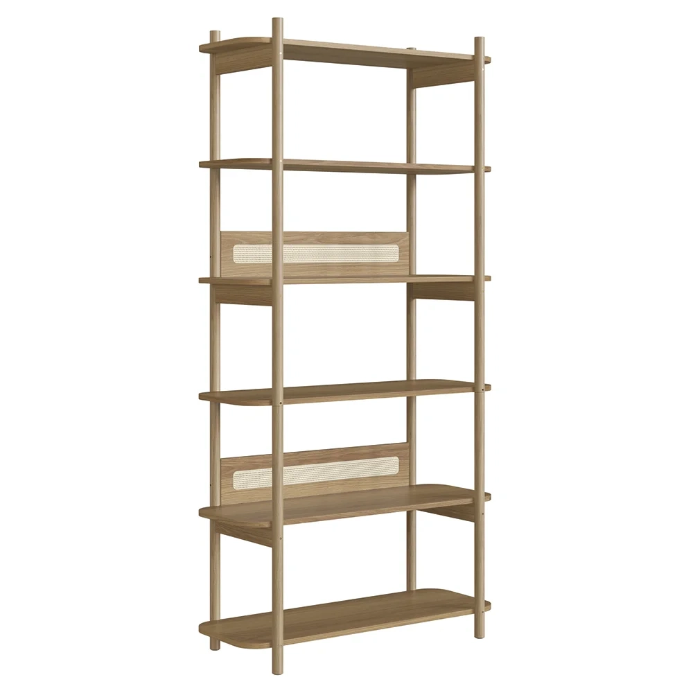 Estante Industrial 6 Prateleiras Pés Madeira Arlo A10 Hanover - Mpozenato