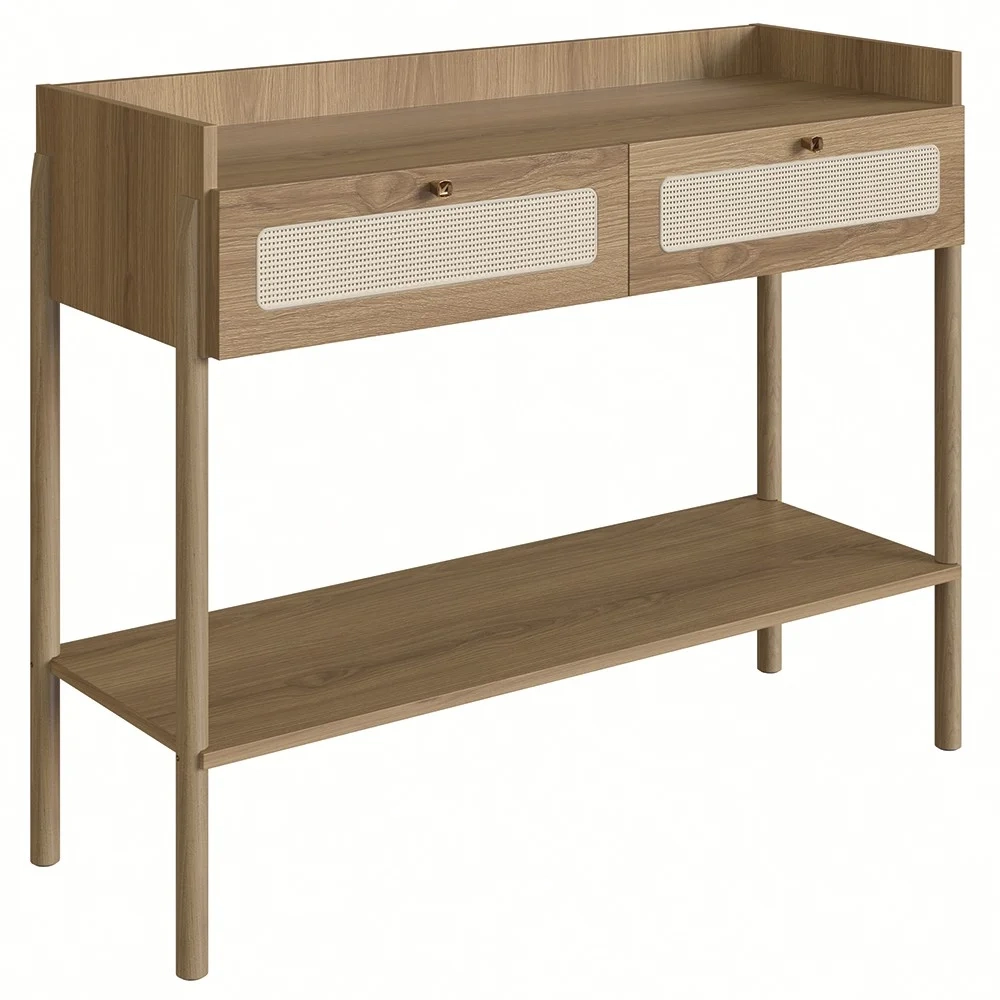 Aparador Para Sala 2 Gavetas Pés Madeira Arlo A10 Hanover - Mpozenato