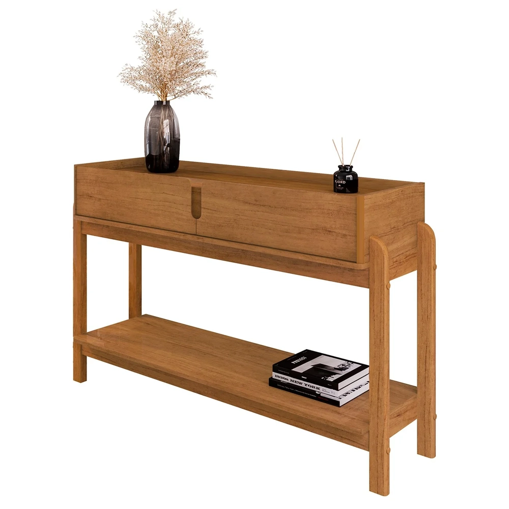 Aparador de Sala 2 Gavetas 130cm Nay C14 Cedro - Mpozenato