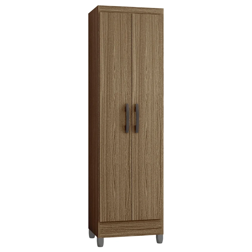 Armário Multiuso 52cm 2 Portas Muniz Z46 Castanho - Mpozenato