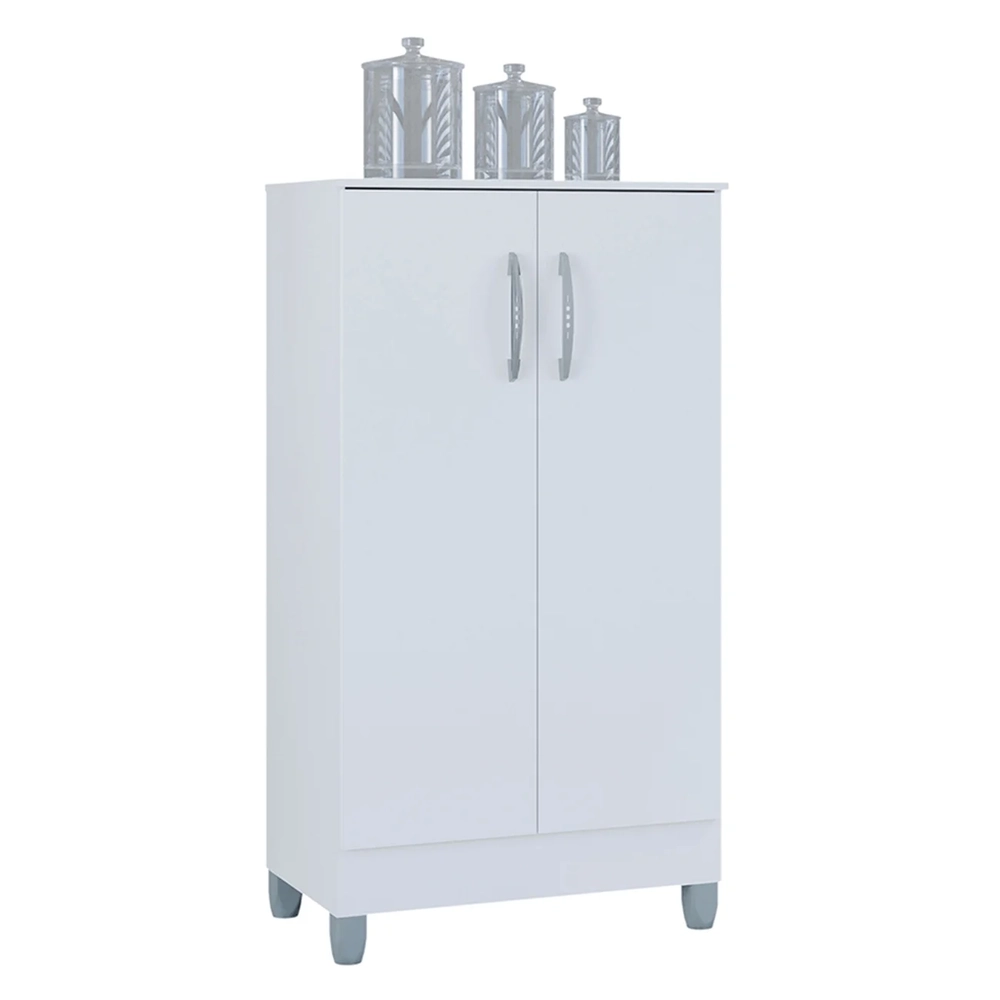 Armário Multiuso 60cm 2 Portas Tami Z46 Branco - Mpozenato