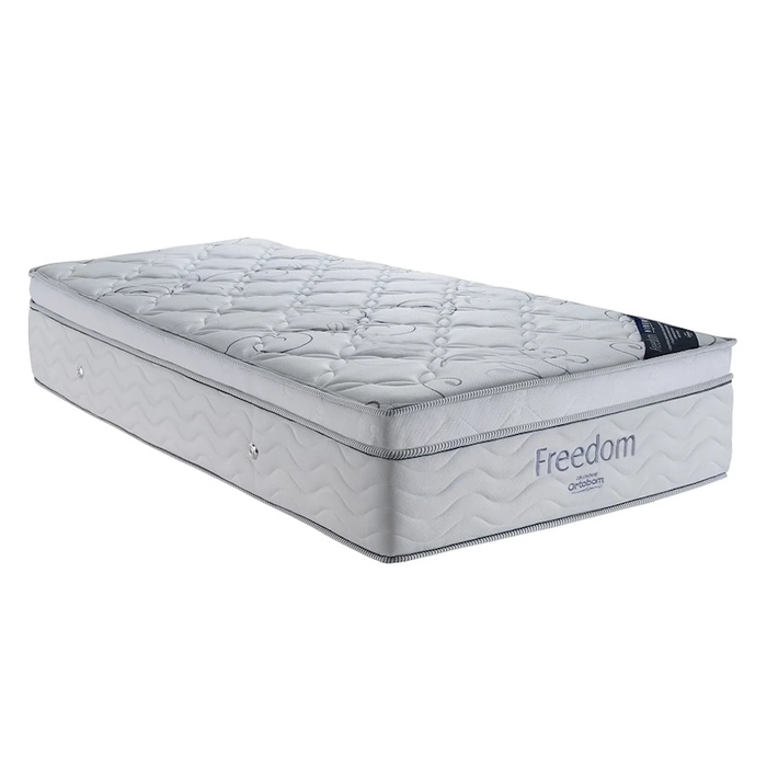 Colchão Solteiro Freedom Molas Ensacadas Pillow 88x188x32cm  - Ortobom