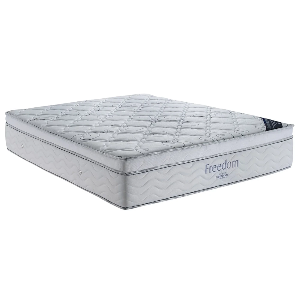 Colchão Casal King Freedom Molas Ensacadas Pillow 193x203x32cm - Ortobom