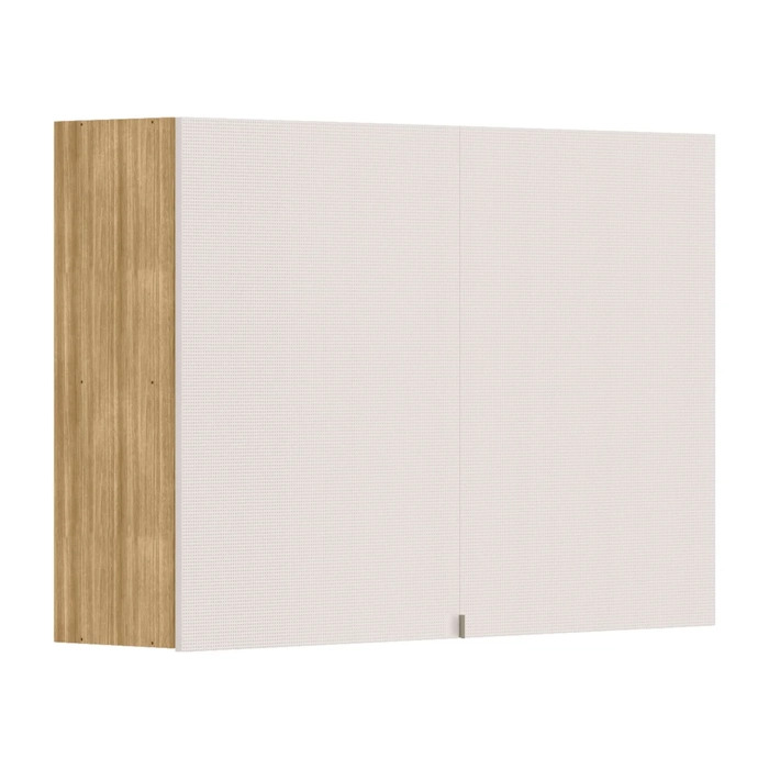 Armário de Cozinha Aéreo 120cm 2 Portas Minsk Z06 Freijó/Soft - Mpozenato
