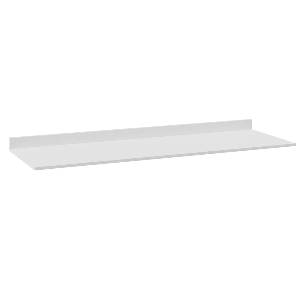 Tampo Para Balcão de Cozinha 148cm MDP Z34 Branco           - Mpozenato
