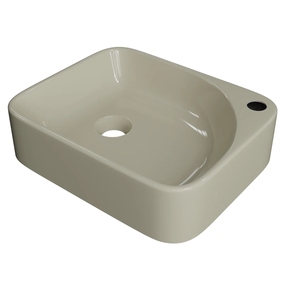 Cuba Pia Para Banheiro Retangular 36cm Jasmin C08 Bege - Mpozenato