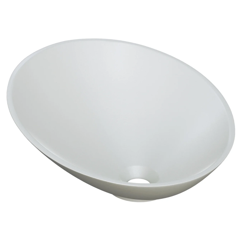 Cuba Pia Para Banheiro Meia Lua 39cm Thaís C08 Cinza - Mpozenato