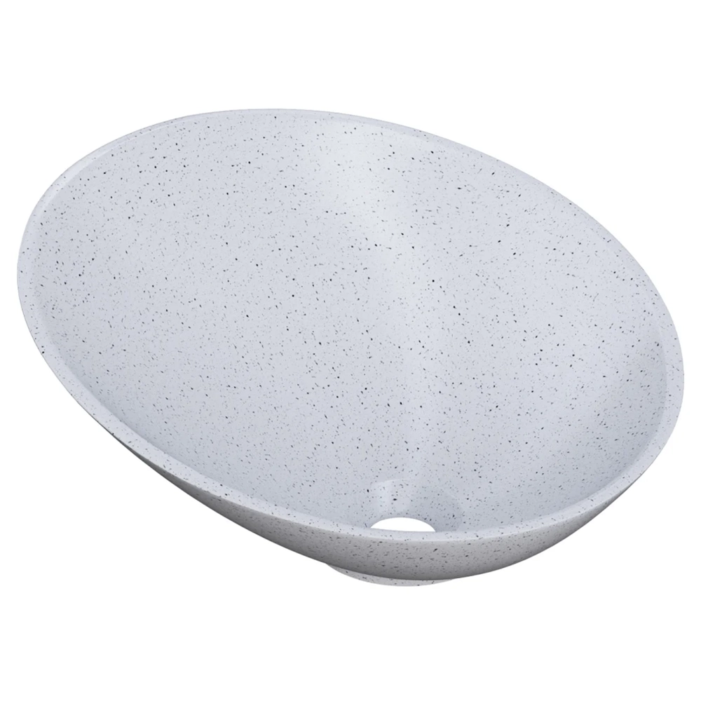 Cuba Pia Para Banheiro Meia Lua 39cm Thaís C08 Branco Granit - Mpozenato