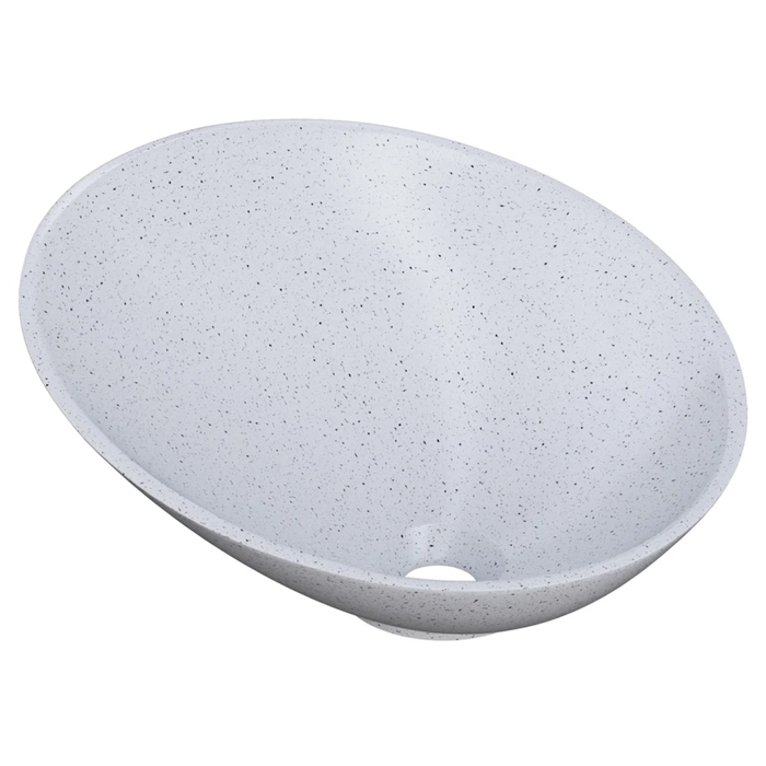 Cuba Pia Para Banheiro Meia Lua 39cm Thaís C08 Branco Granit - Mpozenato