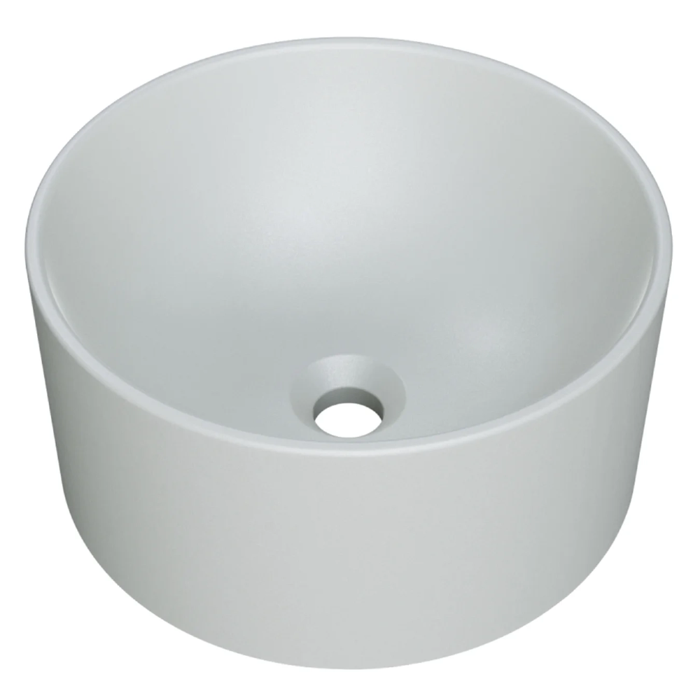 Cuba Pia Para Banheiro Redonda 30cm Celine C08 Cinza - Mpozenato